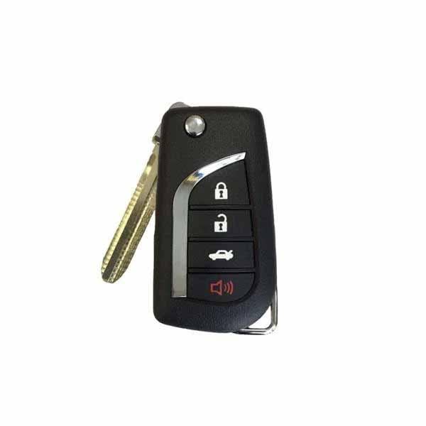 KeylessFactory:Remote Flip Keys:Toyota 4-Button Remote Flip Key (G Chip)